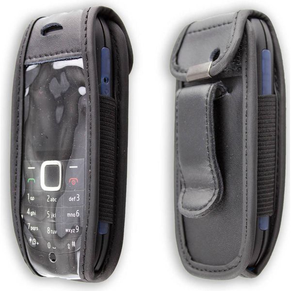 Custodia In Pelle Con Clip Da Cintura Per Nokia 1616-image