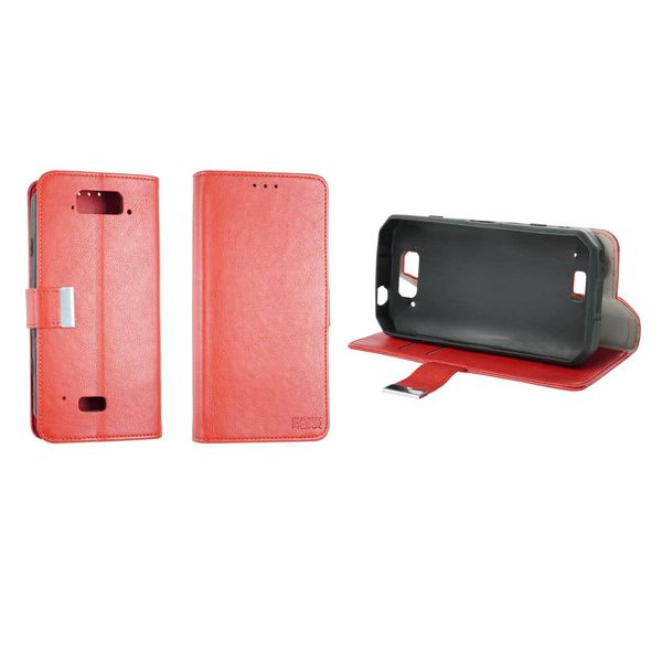 Custodia A Libro Per Blackview BV9500 Rosso-image
