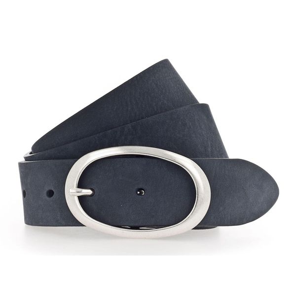 Vanzetti Pelle Cintura Classics 35Mm Full Leather Belt W100 Navy Blu Scuro-image