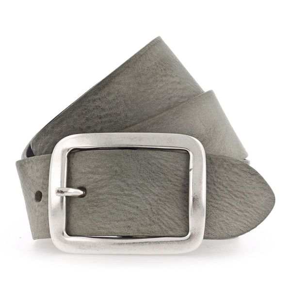 Vanzetti Pelle Cintura Genuine Beauty 40Mm Full Leather Belt W110 Grey Green Grigio-image