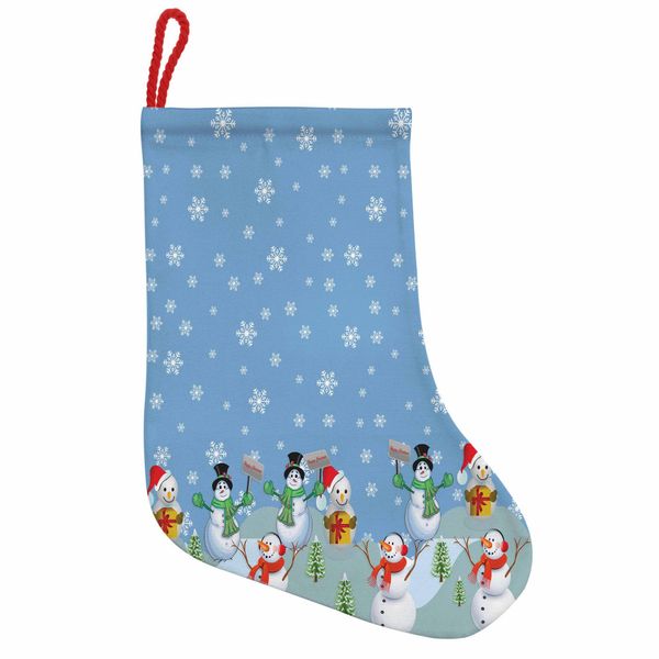Abakuhaus Natale Stivali Di Babbo Natale Da Appendere Calze Natalizie, Elemento Stagionale Invernale, Calza Natalizia Da Appendere, 25X35 Cm, Multicolore-image