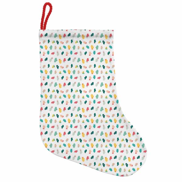 Abakuhaus Calze Natalizie Invernali Da Appendere, Guanti Natalizi, Calze Natalizie Da Appendere, 25X35 Cm, Senape Multicolore-image