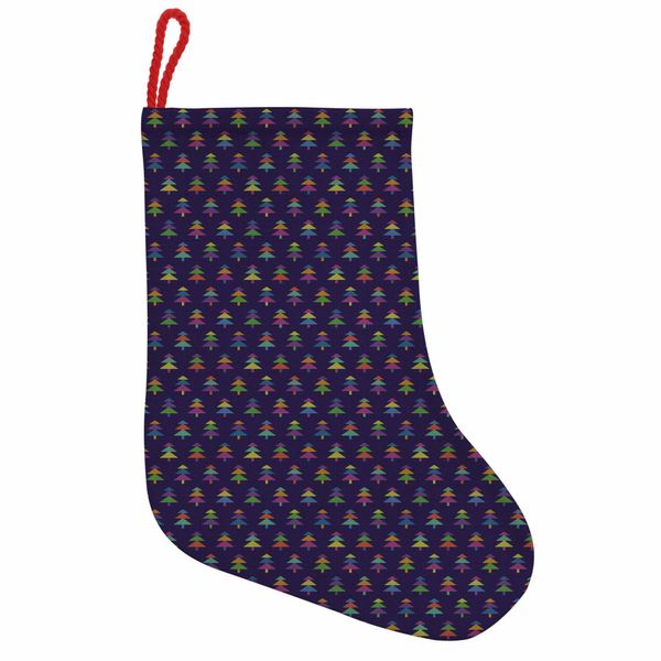 Abakuhaus Calze Natalizie Colorate Da Appendere, Nordic Christmas Trees, Calze Natalizie Da Appendere, 25X35 Cm, Multicolore-image
