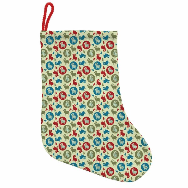 Abakuhaus Natale Stivali Di Babbo Natale Da Appendere Calze Natalizie, Pino Ram, Calza Natalizia Da Appendere, 35X50 Cm, Multicolore-image