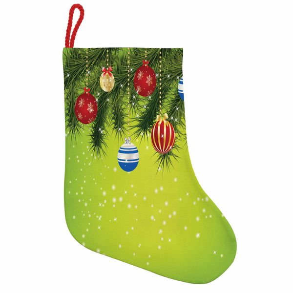 Abakuhaus Natale Stivali Di Babbo Natale Da Appendere Calze Natalizie, Decorazioni Da Appendere, Calze Natalizie Da Appendere, 25X35 Cm, Multicolore-image