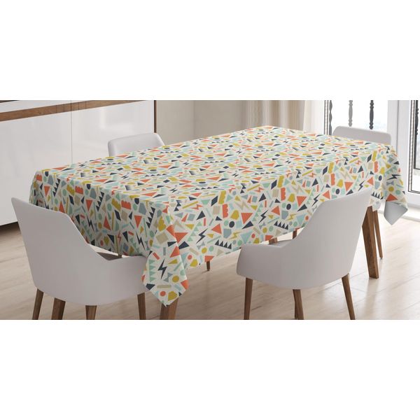Abakuhaus Tovaglia Geometrica, Forme Diverse, Adatta Per Interni Ed Esterni, Lavabile, Stampa Chiara, Non Sbiadisce, 140 X 170 Cm, Multicolore-image