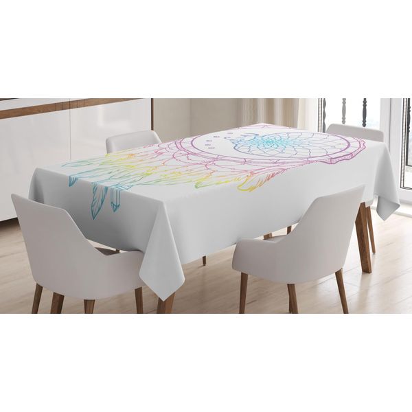 Abakuhaus Tovaglia Mistica, Crescent In TraumfäNger, Adatta Per Interni Ed Esterni Lavabile Stampa Chiara Nessuno Scolorimento, 140 X 170 Cm, Multicolore-image