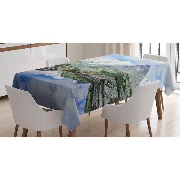 Abakuhaus Tovaglia Paesaggistica, Lago Di Montagna Nelle Alpi, Adatta Per Interni Ed Esterni Lavabile Stampa Chiara Nessuno Scolorimento, 140 X 170 Cm, Multicolore-image