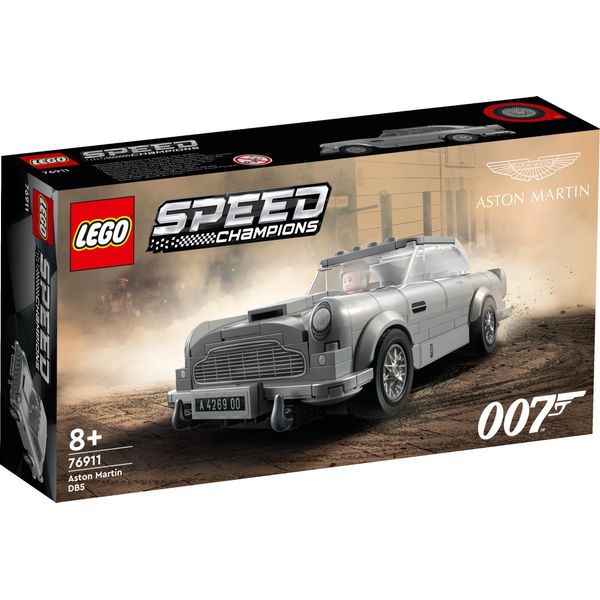 Lego 76911 Campioni Di Velocità 007 Aston Martin DB5, Giocattolo Di James Bond, Replica Del Modello Di Auto Con Minifigure, Non C'è Tempo Per Morire, Set Da Collezionare-image