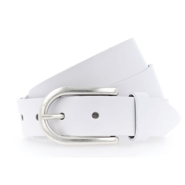 Vanzetti Pelle Cintura Classics 30Mm Leather Belt W110 White Bianco-image
