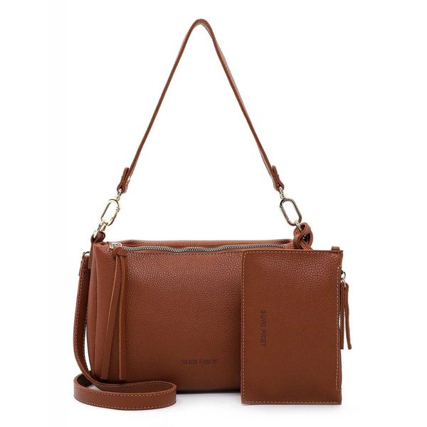 Suri Frey Borsa A Tracolla Borsa A Tracolla Orry Crossover Bag Darkcognac Marrone-image