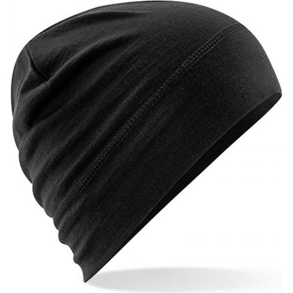 Beechfield B370 | Merino Beanie Lana - Colore: Nero - Taglia: Unica-image