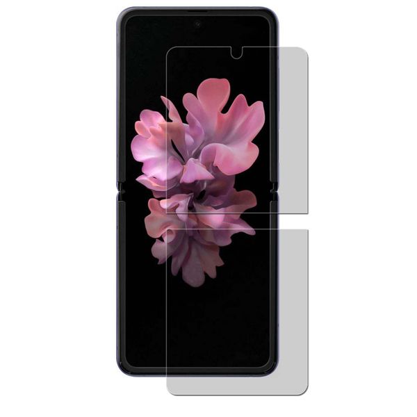 2X Pellicola Blindata Per Samsung Galaxy Z Flip Antishock Pellicola Blindata Premium 7H-image