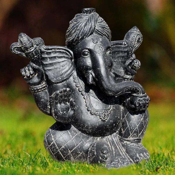 Figura Di Ganesha Dio Sorban 30 X 37 X 60 Cm-image