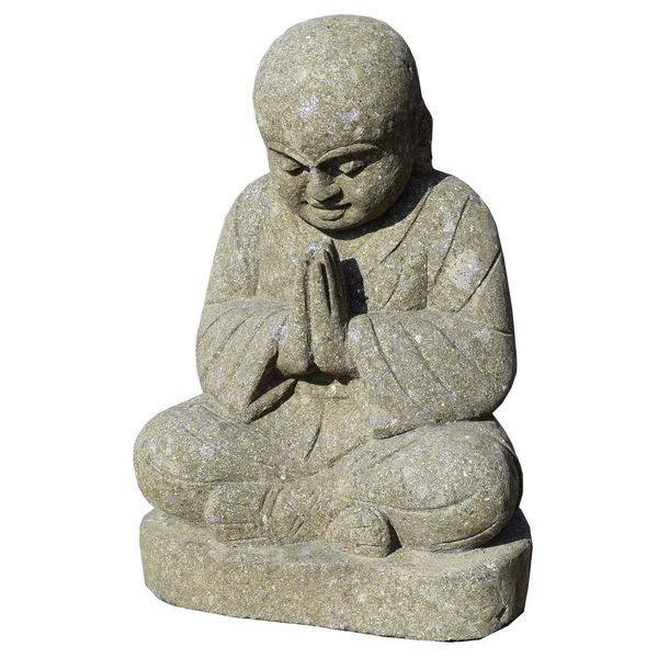 Figura Di Monaco Shaolin Alwar 38 X 24 X 50 Cm-image