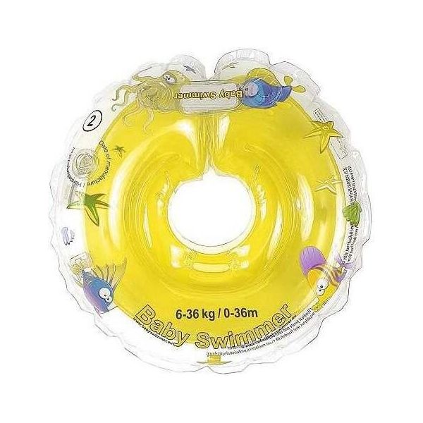 Babyswimmer Aiuto Al Nuoto Anello Per Il Collo Giallo 6-18 Kg Gs-image