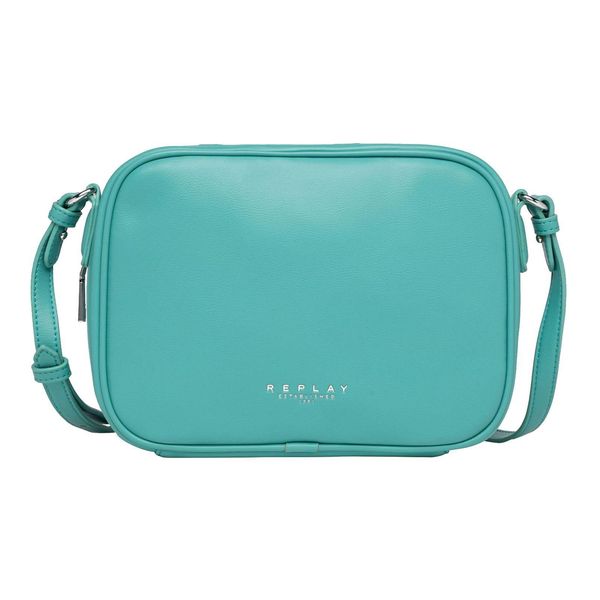 Replay Borsa A Tracolla Crossbody Bag With Zip Aqua Green Turchese-image