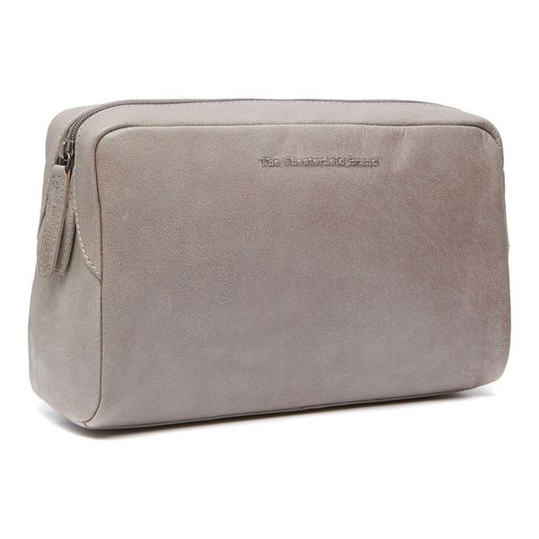 The Chesterfield Brand Pelle Borsa Da Toilette Marina Toilet Bag Light Grey Grigio Chiaro-image