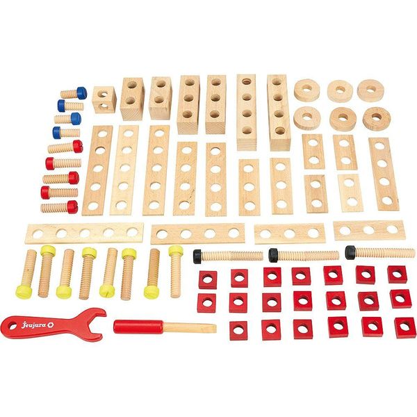 Jeujura Kit In Legno Per Piccolo Bricolage 70 Pezzi-image