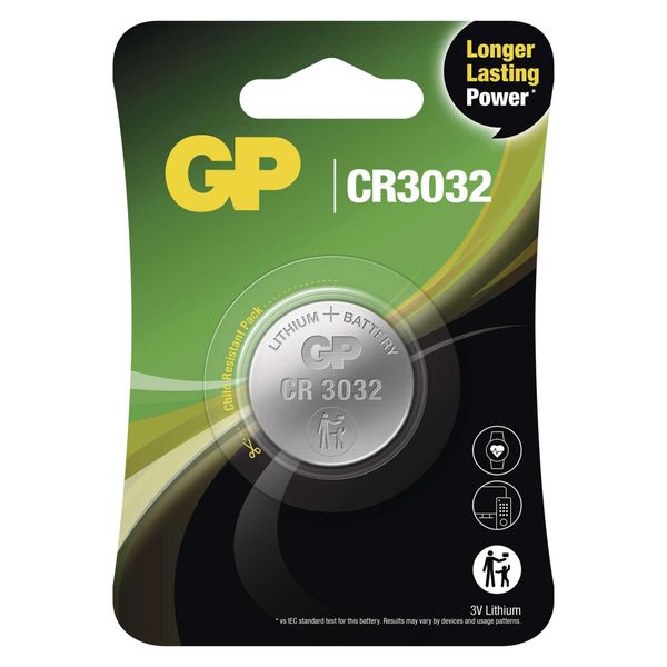 Gp Batterie Al Litio CR3032 Batteria Monouso Al Biossido Di Litio-Manganese (Limno2)-image