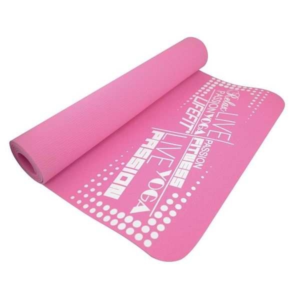 Lifefit® Yoga Mat Tpe, 183X61X0,4Cm, Rosa-image