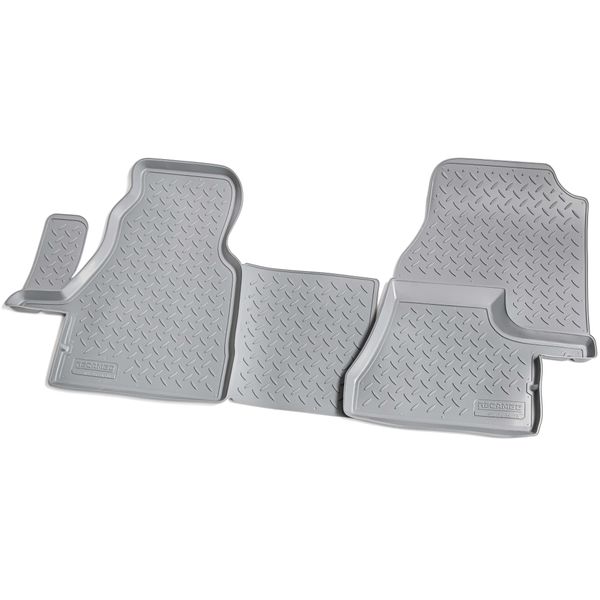 Tappetini In Gomma Per Mercedes-Benz Sprinter W901-W905 | 2000-2006 | Grigio + Bordo-image