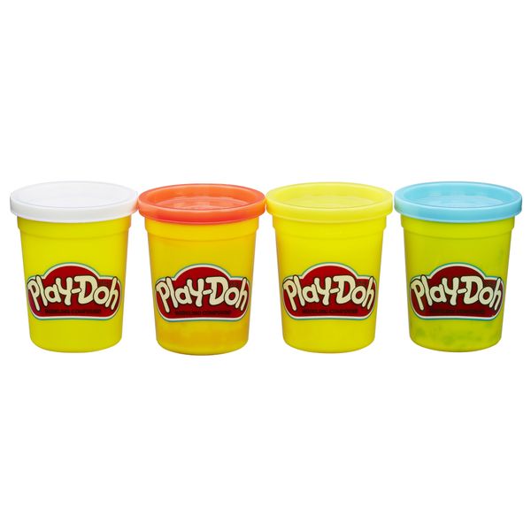 Play-Doh B6508ES0 Play-Doh Knete Farbsortiert 4 Farben Je 112,0 G-image