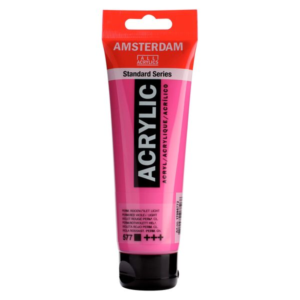 Royal Talens Talens Amsterdam Vernice Acrilica 120 Ml 577 - Permanente Rosso-Viola-Luce-image
