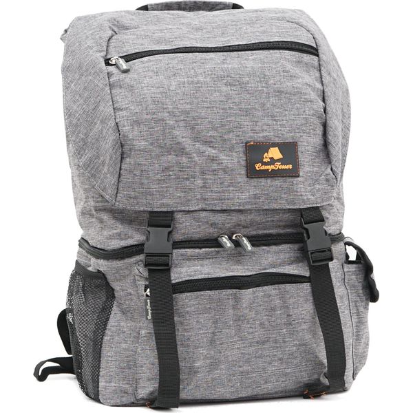 Zaino Campfeuer Da 20 Litri Con Scomparto Refrigerante, Grigio, Leggero E Impermeabile, Borsa Isolante, Borsa Per Il Pranzo-image