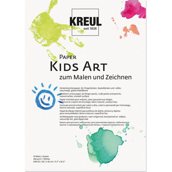 Carta Artistica Per Bambini Kreul "Paper Kids Art"" Din A3 20 Fogli"-image