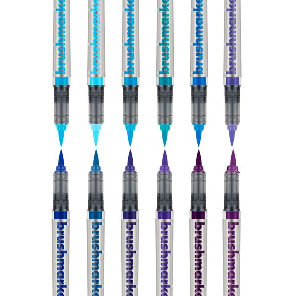 Karin Brushmarker Pro Set 12 Colori 2,4 Ml Matite Per Artisti 12 Pezzi Colori Del Cielo-image