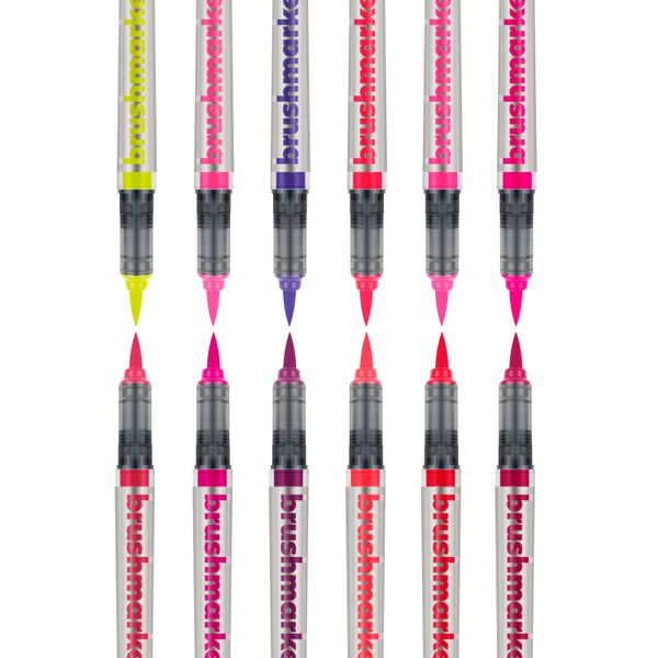 Set Di Pennarelli Karin Brushmarker Pro Con 12 Diversi "Colori Floreali""."-image