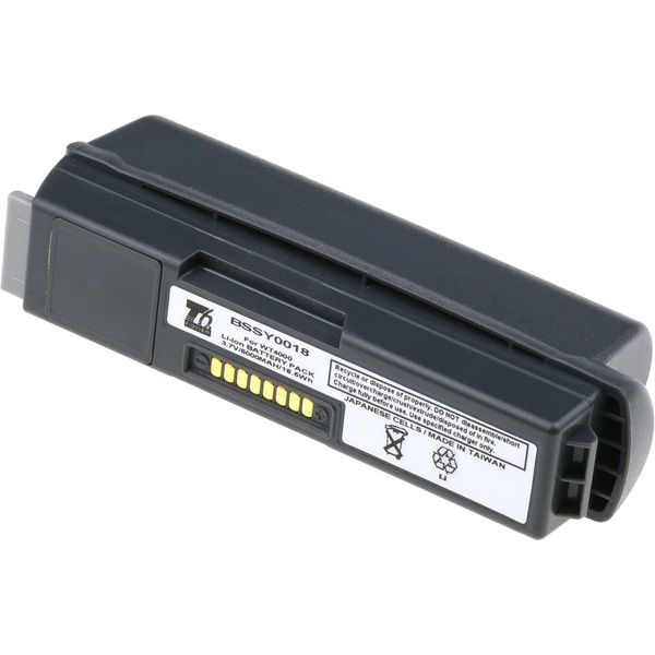 Batteria T6 Power Per Scanner Di Codici A Barre Symbol, Numero Di Parte BTRY-WT40IAB0H, Li-Ion, 3,7 V, 5000 Mah (15,5 Wh), Nero-image