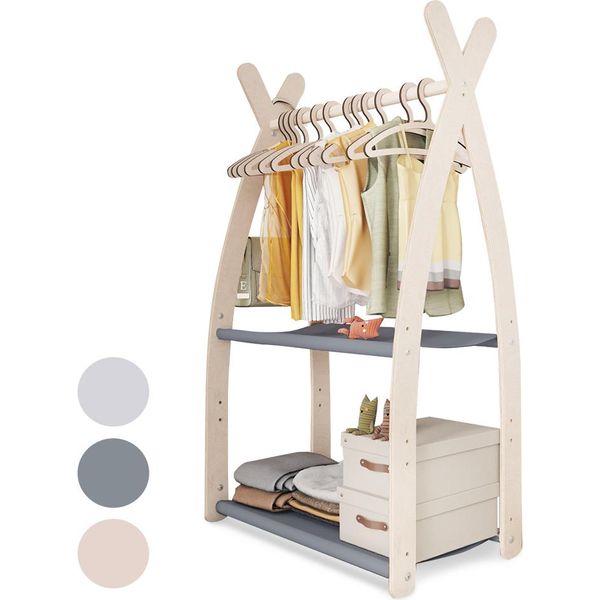 Mamoi® Appendiabiti Per La Camera Dei Bambini | Appendiabiti Per Bambini 95X106X32Cm /53X95X32Cm | Appendiabiti Per Bambini | Appendiabiti | 100% Eco-image