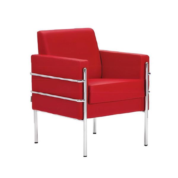 Poltrona Divano A 1 Posto Tappezzeria Di Design Divani In Tessuto Di Lusso Arredo Ufficio Tessile-image