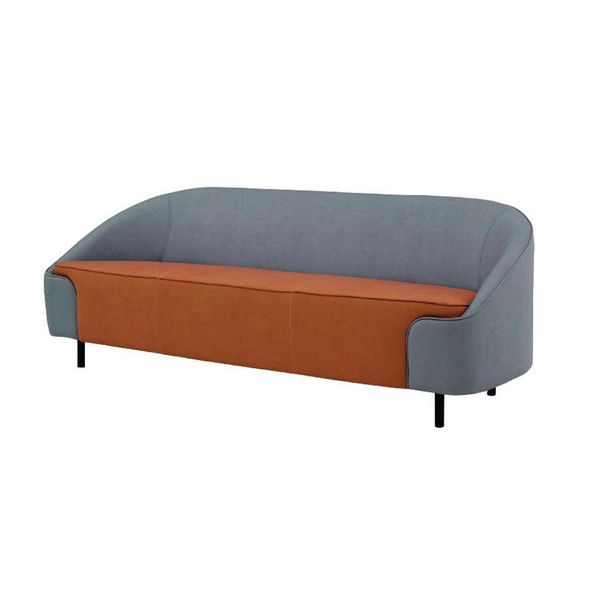 Divani Tappezzeria Divano 3 Posti Ufficio Mobili In Pelle Design Divano Moderno-image