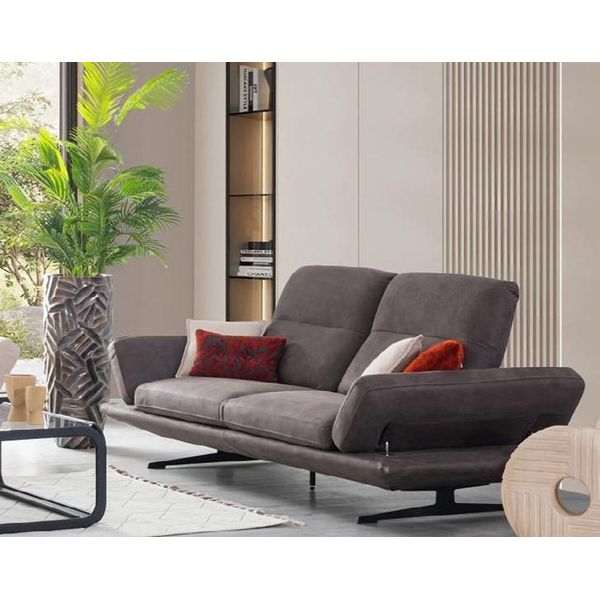 Divano Divano 3 Posti Moderno Seduta Imbottita Design Tessile Design Divani Divani-image