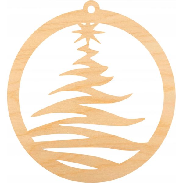 Guaina In Legno 6 Cm - Albero Di Natale-image