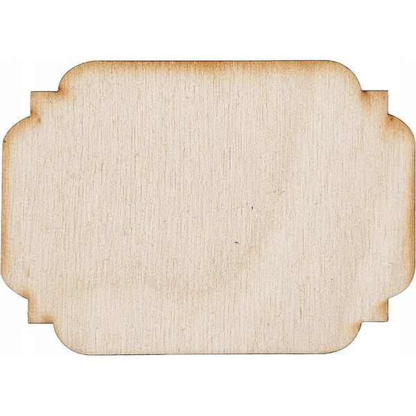 Decorazione In Legno Targa N. 8 Decor-image