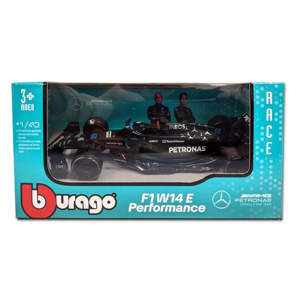 Bburago 18-38080R - Modellauto - F1 Mercedes AMG W14 '23 #63 Russel (MaßStab 1:43) Formel 1-image