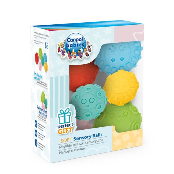 Canpolbabies Canpol Babies Palle Sensoriali Morbide 6 Pezzi-image