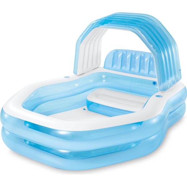 Intex 57186NP - Swimcenter - Ombrellone Family (229X191X135) Piscina Per Bambini Con Ombrellone-image