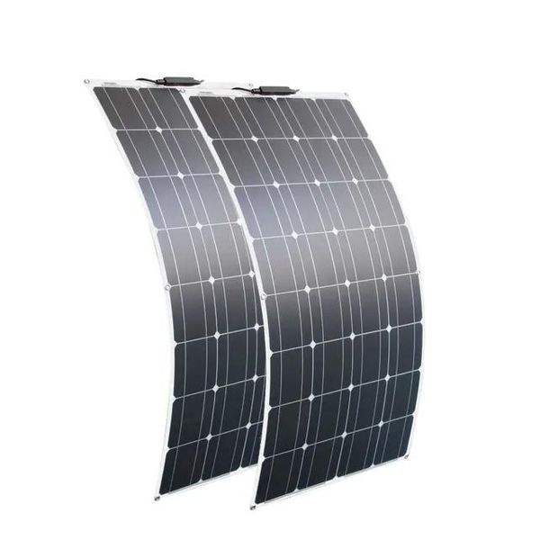 Pannello Solare, Design Flessibile, Alta Efficienza, 2Pcs 100W-image