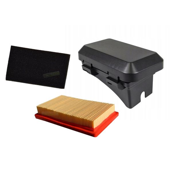 Scatola Filtro Aria + Filtro Per Motore Wolf, Bolens / 751-10412A, 751-10412B-image