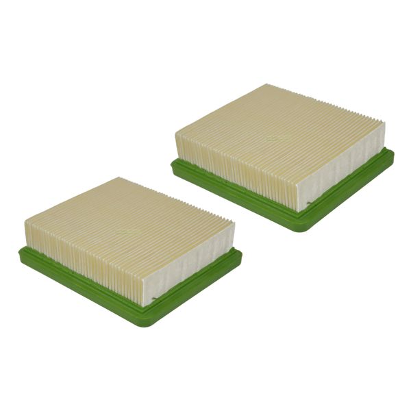 2 X Filtro Aria Per Tosaerba Fuxtec FX-RM 4639 5196 Es Pro 1855 FX-RM 5.5 5.0-image