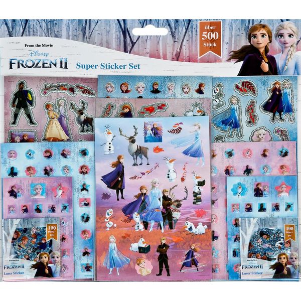 Set Di Adesivi Frozen Con 500 Adesivi Perfetto Per Il Crafting E Le Decorazioni-image