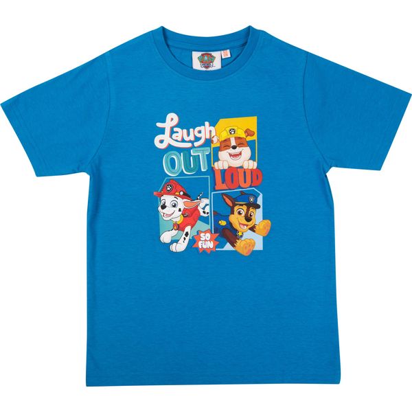 Maglietta Paw Patrol Per Ragazzi Top A Maniche Corte Per Bambini Taglia 122/128-image