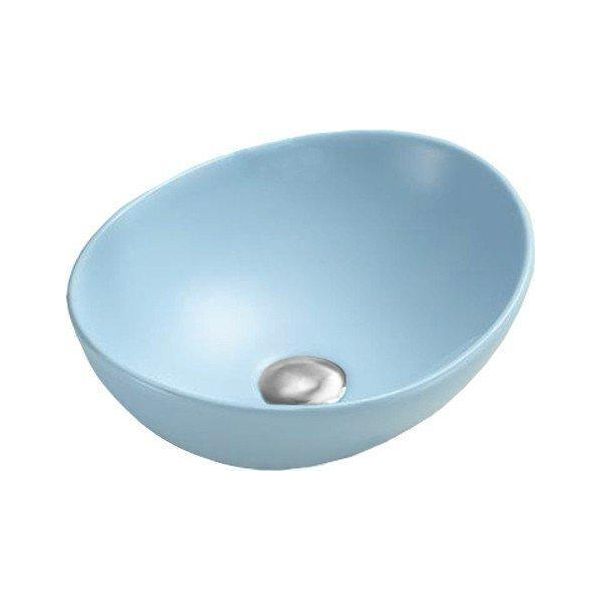 Mexen Elza Lavabo Da Appoggio 40 X 33 Cm, Blu Opaco - 21014049-image