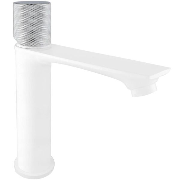 Mexen Royo One Rubinetto Per Lavabo, Bianco/Cromo - 72201-22-image