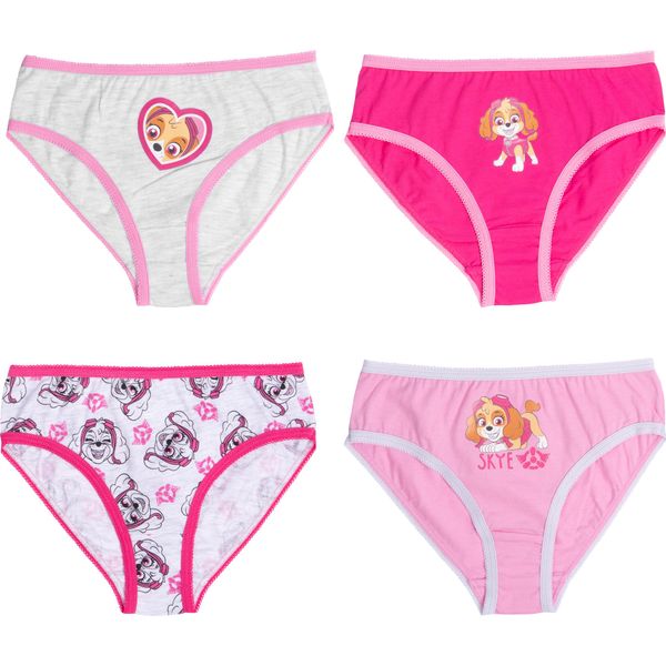Slip Per Bambine Paw Patrol - Pantaloni Per Bambini In Confezione Da 4 Pezzi In Rosa/Rosa-image